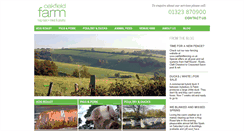 Desktop Screenshot of oakfield-farm.co.uk